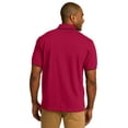 thumbnail image 2 of Port Authority Rapid Dry Tipped Polo-XS (Red/ Jet Black), 2 of 6