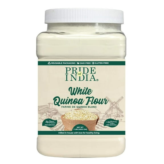 Pride of India White Bolivian Quinoa Flour, 1 lb