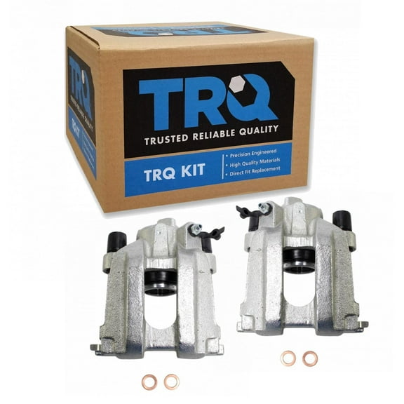 TRQ Rear Brake Caliper Set Compatible with 2005-2008 Ford Escape Mazda Tribute Mercury Mariner