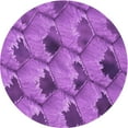thumbnail image 1 of Ahgly Company Indoor Round Patterned Heliotrope Purple Area Rugs, 7' Round, 1 of 6