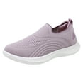 thumbnail image 6 of Rokment Orthopedic Slip on Walking Shoes for Women 2026 Spring Fall Knit Comfortable Arch Support Driving Work Nursing Tennis Loafers Seniors Jogging Workout Flat Light Purple Size 6.5, 6 of 7
