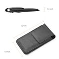 thumbnail image 4 of Samsung LPLGGFLU30VBK Luxmo No.30 Mega 6.3 in. & LG G Flex Vertical Universal Leather Pouch - Black, 4 of 8