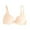 Beige#120, variant on YOIAVAIOY Women's Wireless Solid Bra 4 Row 3 Hook Racerback Lift Ladies Everyday Lingerie Black M