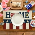 thumbnail image 5 of JoyMoreHome 4th of July Patriotic America Memorial Day Independence Day Placemats Set of 4 Table Mats Decorations, 5 of 6