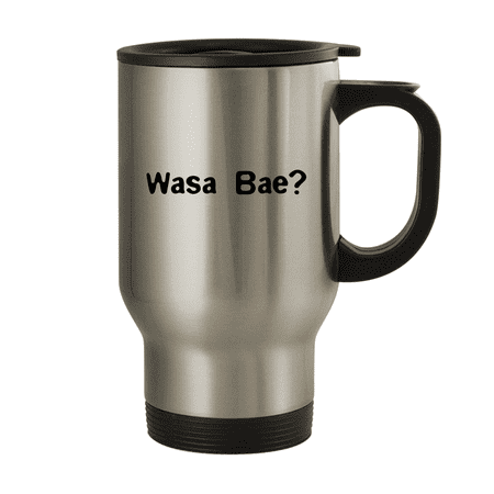 

Wasa Bae - 14oz Stainless Steel Travel Mug Silver