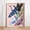 Glossy, variant on Flying Crane Wall Art, Colorful Bird Poster, Pink Heron Decor, Unframed