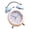 Blue, variant on Compact Retro Styles Bells Drum Alarm Clock With Easy To Use Knob For Accurate Timekeeping Bedroom Home Travel Daily Use