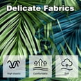 thumbnail image 3 of Tropical Jungle Palm Leaves Luxurious Velvet Decorative Throw Pillow Covers - Set of 2, Unique Patterns, 16x16, 18x18, 20x20 Inches for Home Decor & Gifts, 3 of 6