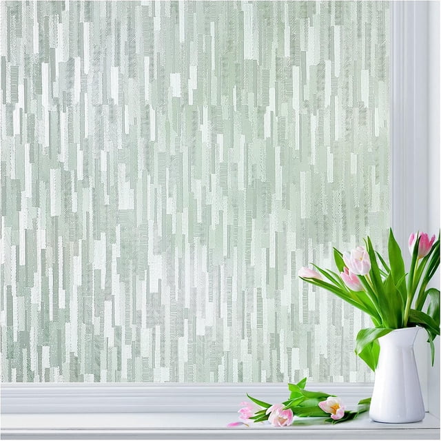 Película de vidrio esmerilado para ventanas, opaca, autoadhesiva, anti-UV, estática, 44,5 x 300 cm