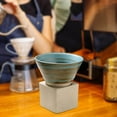 thumbnail image 3 of kurtrusly Pottery Tea Cup Hand Crafted Kung Fu Tea 100ml for Tea Lover Indoor Outdoor Blue, 3 of 8