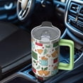thumbnail image 4 of 40oz Xmas Tumbler with Handle and Straw, Cute Christmas Tree Stainless Steel Insulated Cup Holiday Gift, 4 of 4
