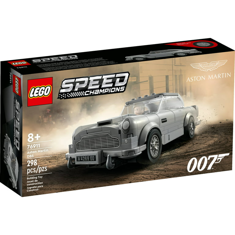 LEGO Speed Champions 007 Aston Martin DB5 76911 - Building Set Featuring James Bond Minifigure, Car Model Kit for Kids and Teens, Expand Your Cool Collection, Great for Boys