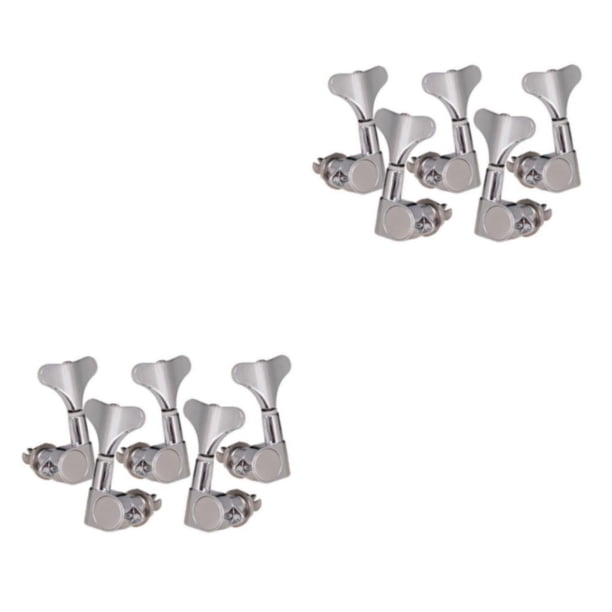 Yuarrent 4 pack/lote experiencia de juego de bajo clavijas duraderas y anticorrosión que se mantienen en afinación de aleación Type4 NO4