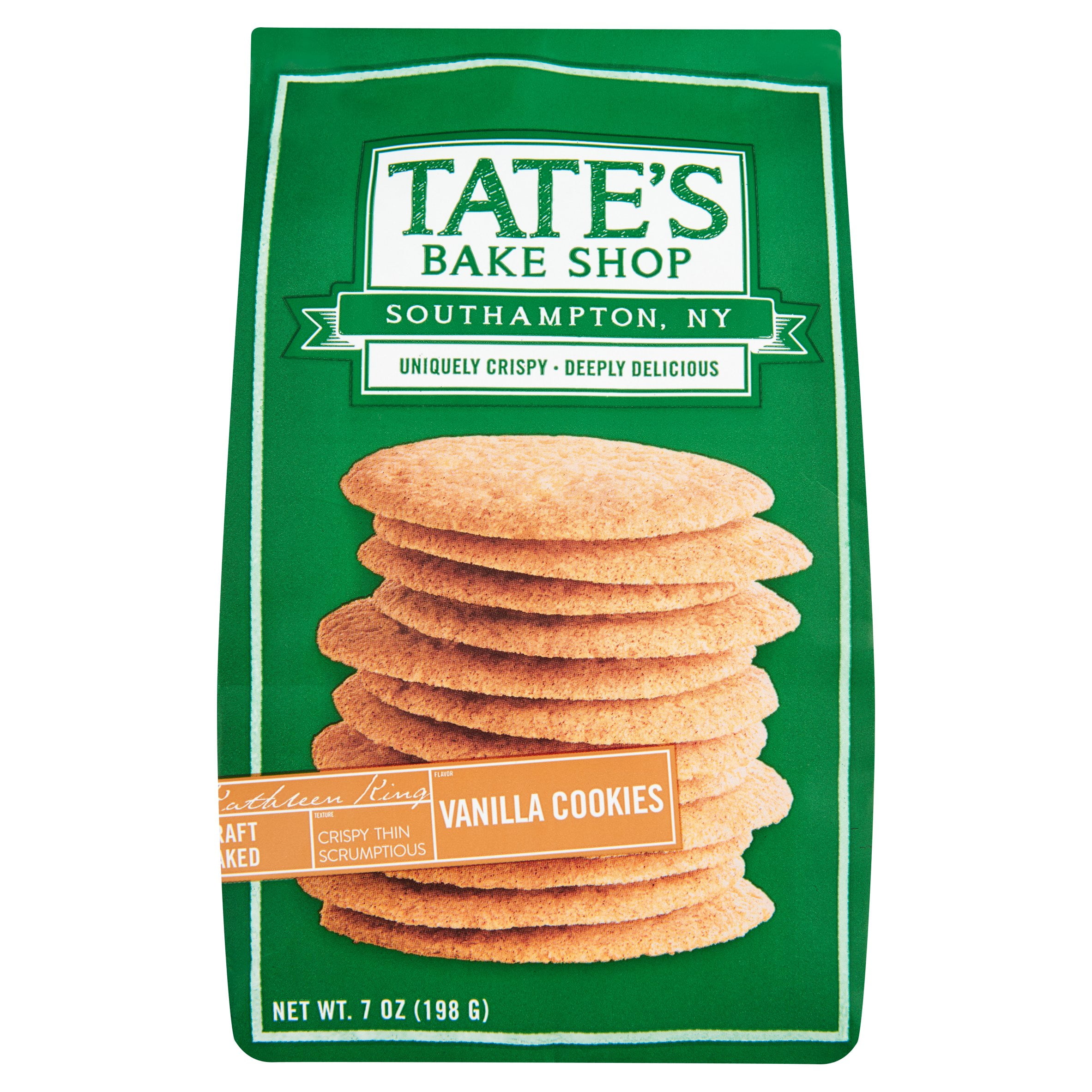 Tates, Cookie Vanilla, 7 Oz (Pack Of 6)