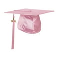 thumbnail image 6 of Endea Graduation Shiny Pink Graduation Cap  Tassel, 6 of 11