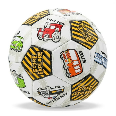 Score N Explore Children s Development Learning Size 3 Soccer Ball - Educational Toy for active learning.Movenet and Crawl Ball | White Auto Explorer