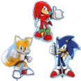thumbnail image 1 of Paquete de globos de aluminio Toyland® Sonic & Friends de 74 cm, 84 cm y 66 cm, 1 of 1