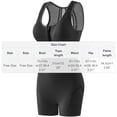 thumbnail image 5 of Uootdi Athleisure Sets Women Zipper Front Sports Bra And High Waist Shorts Set Quick Dry Stretchy Workout Yoga Outfits Gift, 5 of 5