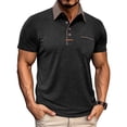 thumbnail image 2 of Plus Size Big & Tall Men's Slim Fit Warm Base Layer Top Long Sleeve Semi High Neck Sports Fitness T-Shirt Polycotton Thermal Casual Workout Training Essential | JASKFLY,Black 3XL, 2 of 8