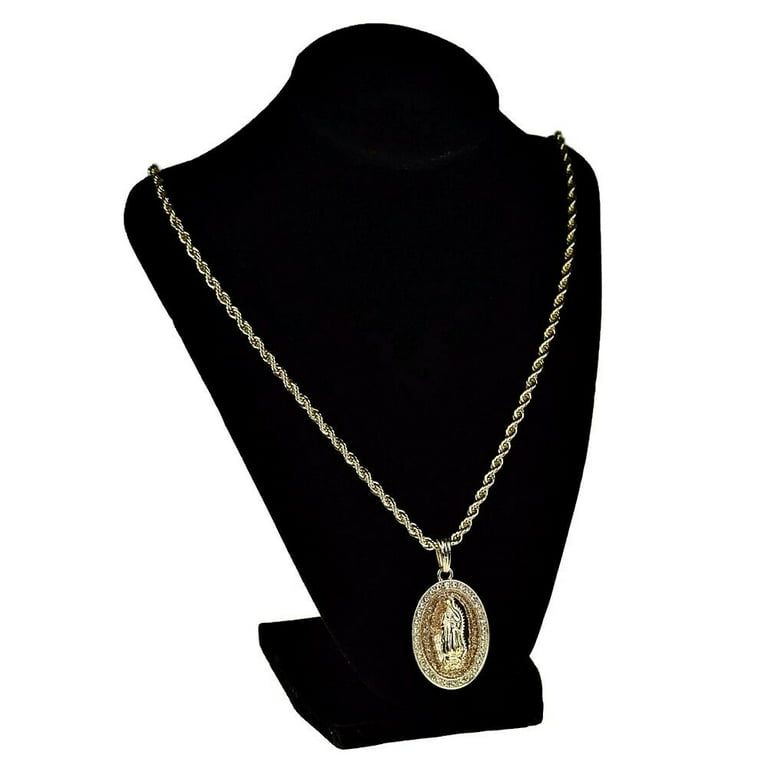 Virgin mary shop necklace walmart