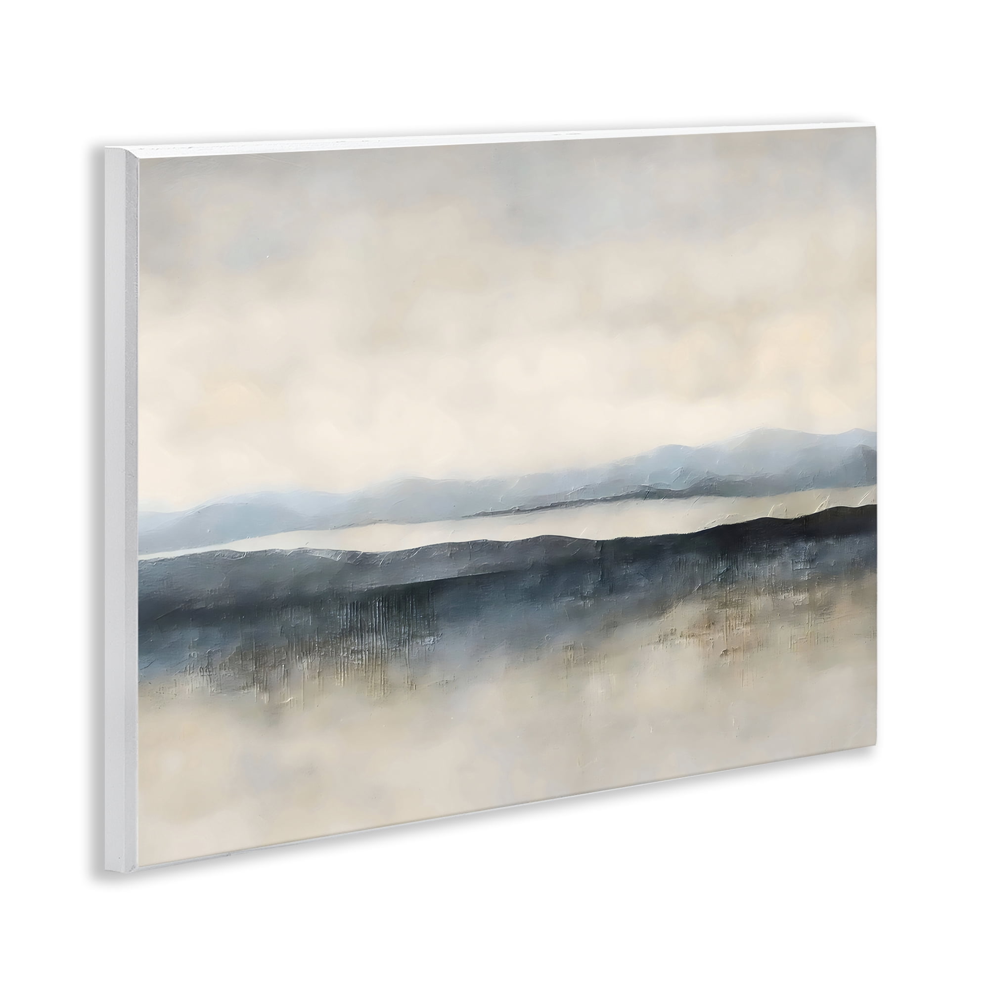 Stupell Industries Misty Muted Horizon Wall Plaque Art, design by Riley B