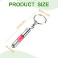 thumbnail image 2 of Uxcell 2pcs Anti-Static Keychain Car Static Human Body ESD Tool Electricity Discharge Remover Keychains for Car Door House, Red, 2 of 7