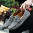 thumbnail image 6 of 38-50 Shoes Men Casual Shoes Fashion Men Shoes Genuine Leather Men Loafers Moccasins Slip on Men Flats Male Driving Shoes, 6 of 6