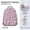 thumbnail image 3 of Colorful Cartoon Students Backpack Fun Graffiti Style with Moon, Stars, and Space Theme, Durable and Comfortable for Students’s School and Outdoor Use, 3 of 6