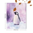 thumbnail image 3 of Qisvanset Cute Penguin Canvas Wall Art 40x30cm Gallery Nursery Office Art, 3 of 8