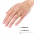 thumbnail image 5 of APSVO 18K Gold Plated Crown Rings for Women CZ Eternity Promise Band Wedding Engagement Birthday Graduation Mothers Day Jewelry Gifts Her Mom Girlfriend Wife Female Adults Teen Ideas, 5 of 8