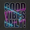 thumbnail image 2 of Good Vibes Only T-Shirt | Positive Vibes Black Tee Gift, 2 of 5