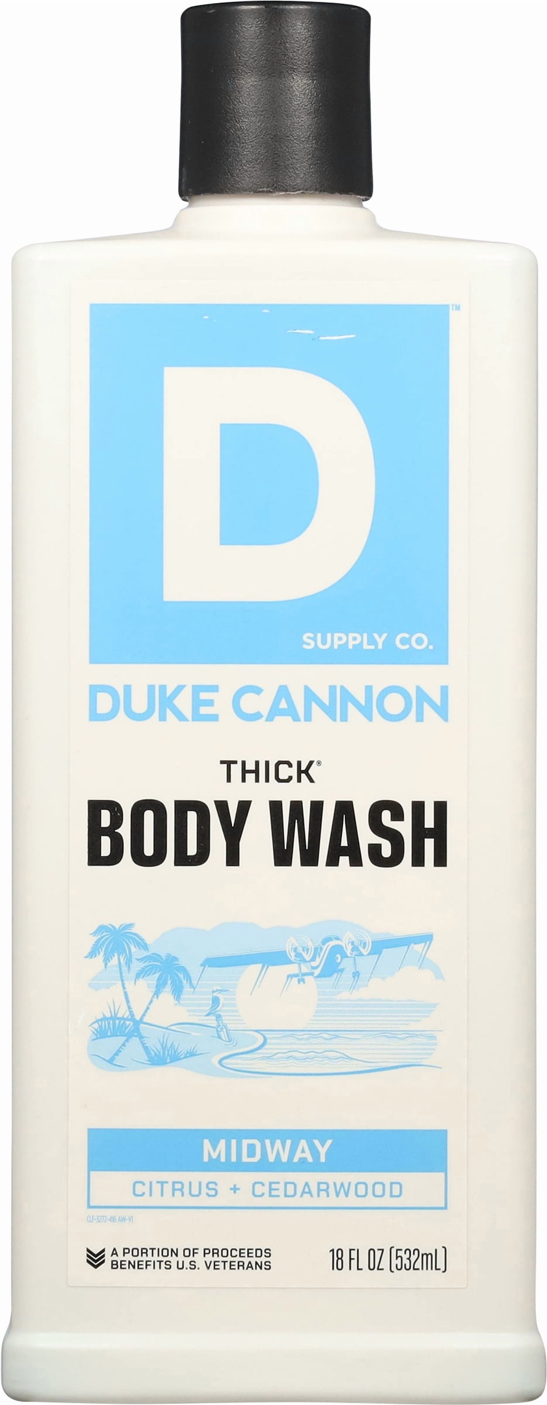 (6 pack) Duke Cannon THICK® Body Wash for Men, Midway, 18 fl oz