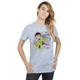 thumbnail image 2 of DC Comics T-Shirt Boyfriend en Coton pour Femmes Teen Titans Go Knock Knock, 2 of 3