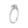 thumbnail image 2 of Forever Facets 1/3 CT TW Lab Grown Diamond Heart Ring in Platinum over Sterling Silver, Adult Female, 2 of 11