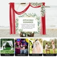 thumbnail image 6 of NIAIZEK Red Romantic Sheer Arch Drape Wedding Backdrop Decoration for Ceremony and Party, 1 Pack, 6 of 6