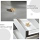 thumbnail image 3 of HAMPPLIES Pomo De Latón Con Acabado Suave Para Gabinetes Y Muebles Con Estilo, 3 of 6