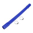 thumbnail image 1 of Ofertas Únicas 1 Juego de Manguera de Silicona Azul de 32mm 1.26" ID 500mm 19.69" Longitud 0° con Abrazaderas Manguera de Refrigerante Universal, 1 of 7