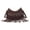 Coffee color, variant on Lerpwige Fringe Hobos Bags for Women Faux Suedes Crossbody Bag Western Purses Handbag