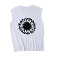 thumbnail image 4 of Graphic Shirt for Women Funny Print Sleeveless Cute Juniors Tops Teen Girl Tee Funny T Shirt, 4 of 4