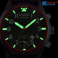 thumbnail image 5 of Reloj de cuarzo para hombre, relojes para hombre, reloj de cuarzo militar para hombre, reloj de pulsera deportivo luminoso con fecha negra., 5 of 5