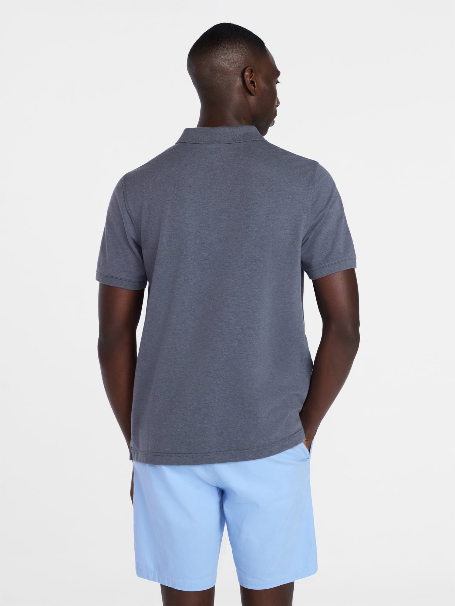 George Men's & Big Men's Classic Fit Pique Polo with Short Sleeves, Sizes XS-5XL, LT-3XLT