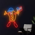 thumbnail image 3 of Handmadetneonsign Hotdog 4th Of July Neon Sign, Independence Day Art Decor, USA Celebration Wall Decor, 3 of 5