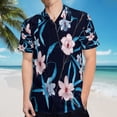 thumbnail image 5 of High Quality Hawaiian Shirts for Men Short Sleeve Aloha Beach Shirt Floral Summer Casual Button Down Shirts Blouses NE4L8R, 5 of 7