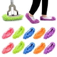 thumbnail image 1 of Swpeet 10Pcs/5 Pairs Mop Slippers Shoes, 5 Colors 8'' Multi Function Washable Reusable Dust Duster, 1 of 7