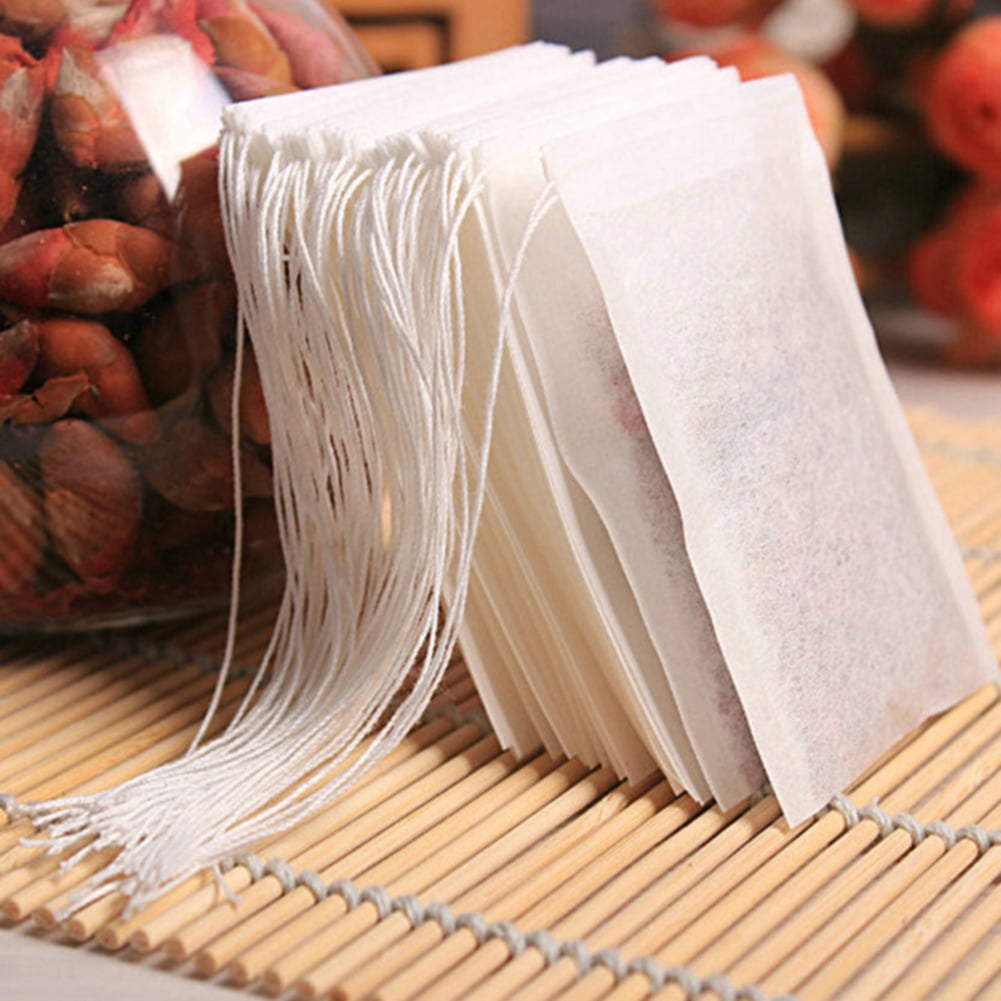 100*Extra Large Empty Teabags String Heat Seal Filter Paper Herb Loose Tea Bags 100*Extra Large Empty Teabags String Heat Seal Filter Paper Herb Loose Tea Bags