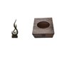 thumbnail image 1 of Escultura abstracta de fuego,Estatua de arte abstracto,adorno para decoración del hogar,Escultura de fuego moderna,coleccionable,regalo,Estuche de pañuelos de escritorio,Caja de pañuelos, 1 of 8