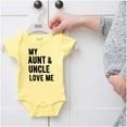 thumbnail image 5 of Auntie Uncle Present Loved Niece Cute Romper Boys or Girls Infant Baby Brisco Brands 24M, 5 of 6