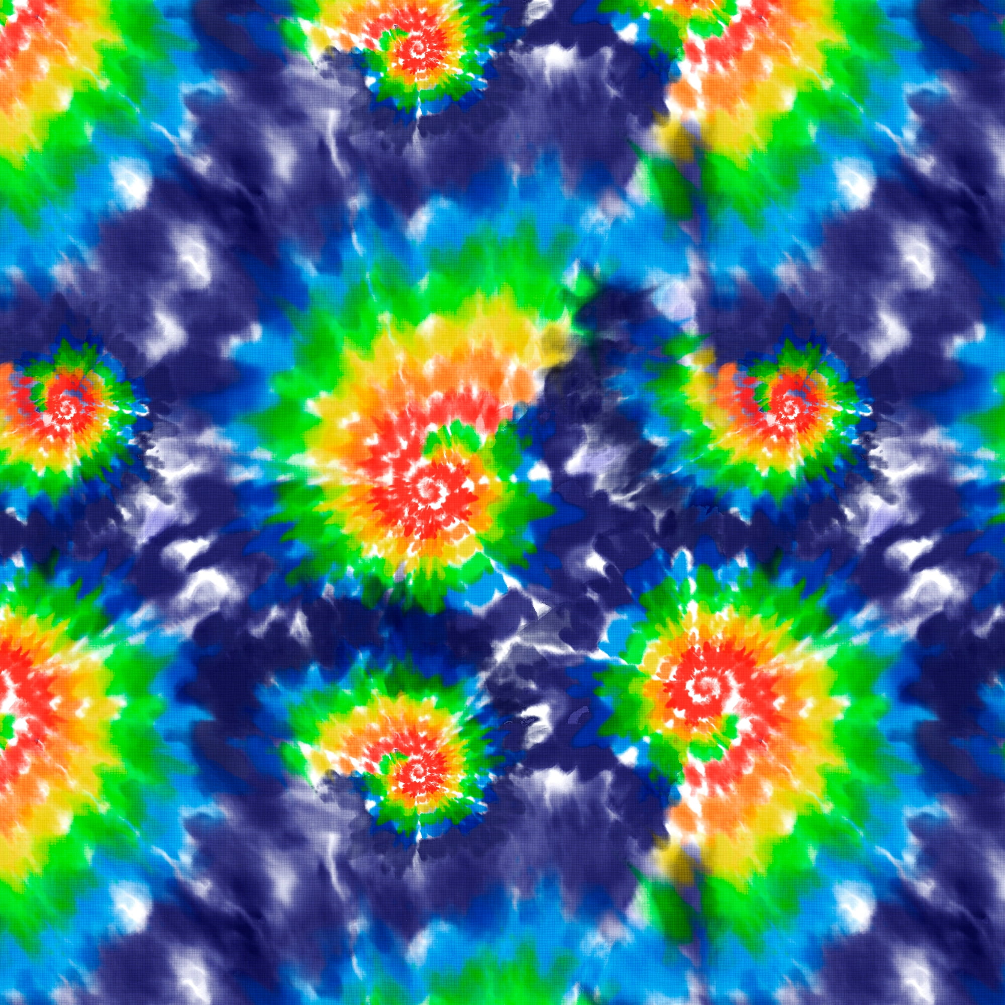Create It 18"X21" Cotton Tie dye Precut Sewing & Craft Fabric, Multicolor 10 Pieces