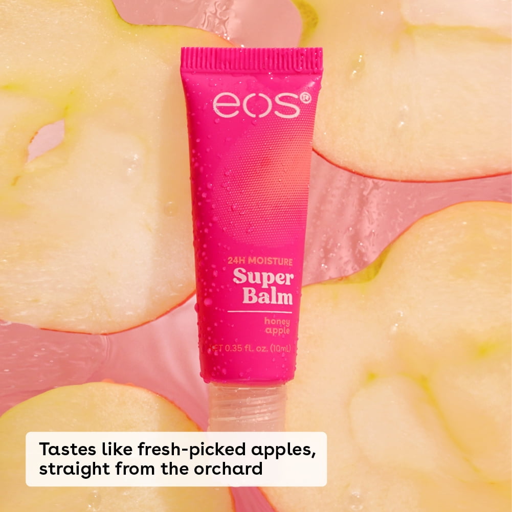 (3 pack) Eos 24H Moisture Super Balm- Coconut Milk & Honey Apple, Lip Sleeping Mask, 0.35 fl oz, Pack of 2