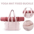 thumbnail image 5 of Yoga Bag Women 2025 Large Tote Bag with Yoga Mat Holder Gym Bag Travel Duffel Laptop Compartment Sports Workout Bag for Women Shoulder Bag Carry On c, 5 of 5